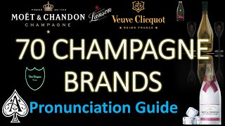 Classy Pronunciation  Famous Champagne Brands [upl. by Urbani461]