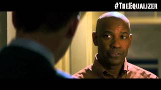 THE EQUALIZER El Protector  Hacer una excepción  Clip Oficial en ESPAÑOL  Sony Pictures España [upl. by Attelrak]