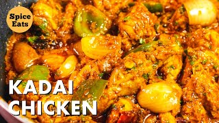 KADAI CHICKEN RECIPE  KADAI CHICKEN MASALA RECIPE [upl. by Foote]