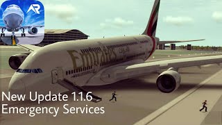 RFS Real Flight Simulator  New Update 116 Emergency Services And Emergency Landing [upl. by Egres]