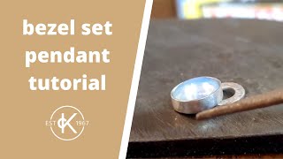 How To Make A Bezel Setting For A Cabochon Stone  12 Months Of Metal [upl. by Emerson364]