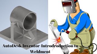 Autodesk Inventor Weldment Tutorial  Welding Tools [upl. by Alexio499]