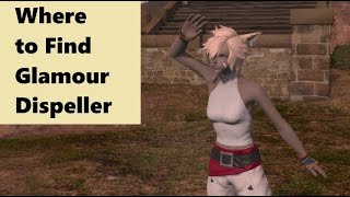 Where to find glamour dispeller FFXIV [upl. by Esyak704]