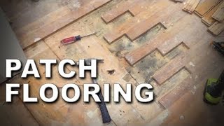 How to Patch Hardwood Floors  Every Step [upl. by Delora]