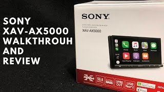 Sony XAVAX5000 walkthrough  review [upl. by Weirick]