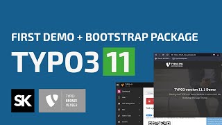 TYPO3 111 first demo with the Bootstrap Package [upl. by Dibbrun]