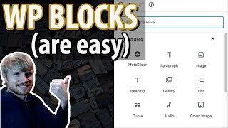 How to use the Wordpress Gutenberg Block Editor full tutorial [upl. by Ardnuyek848]