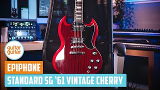 Epiphone SG Standard 61 in Vintage Cherry  Review Demo amp Tones [upl. by Ssej]