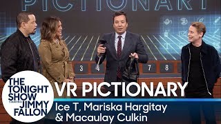 Virtual Reality Pictionary with Ice T Mariska Hargitay and Macaulay Culkin [upl. by Clea102]