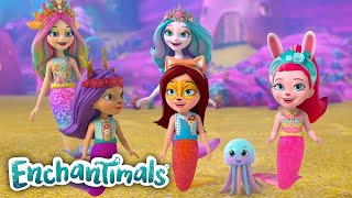 Enchantimals Royal Ocean Kingdom  Ultimate Mermaid Makeover [upl. by Ecirtel]