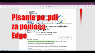 Pisanie po PDF za pomocą Edge [upl. by Aduh]