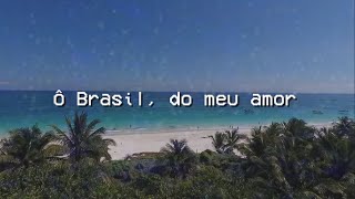 Toquinho  Aquarela do Brasil Letra [upl. by Aitsirhc193]