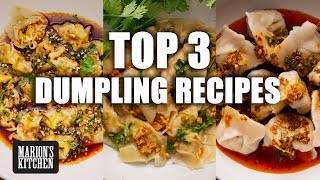 Top 3 Dumpling Recipes  Marions Kitchen [upl. by Ellednek]