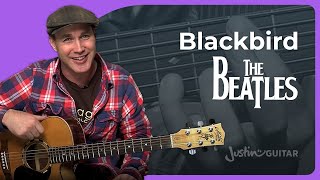 Blackbird Guitar Lesson  The Beatles  Accurate amp Detailed [upl. by Lunnete]