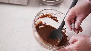 How to Temper Chocolate Using GODIVA Real Melting Chocolates [upl. by Ynnahc]