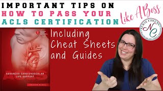 ACLS CERTIFICATION  IMPORTANT TIPS TO PASS THE ACLS CERTIFICATION LIKE A BOSS CHEAT SHEET GUIDE [upl. by Ytsirhk146]