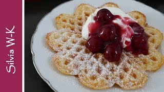 Waffeln  schnell gemacht  super Rezept  köstlich [upl. by Tlevesor989]