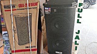 AHUJA SRX250®DXM PA SPEAKER SYSTEMS UNBOXING amp REVIEW [upl. by Meldoh]