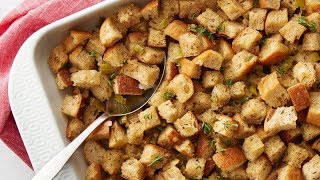 Bread Stuffing  Betty Crocker Recipe [upl. by Goldy38]