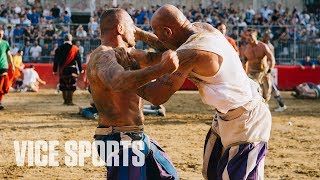 RIVALS Bareknuckle Boxing Meets MMA in Calcio Storico  VICE World of Sports [upl. by Naillij]