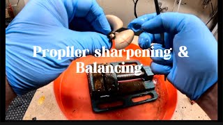 Rc Propeller sharping amp balancing [upl. by Constance]