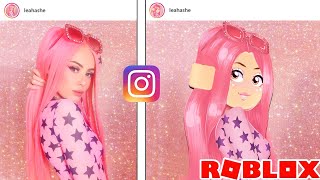 Recreating My MOST LIKED Instagram Photos In Roblox [upl. by Farrica]