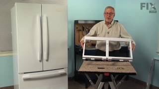 Kenmore Refrigerator Repair – How to replace the Crisper Frame Cover [upl. by Enileoj]