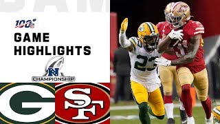 Packers vs 49ers NFC Championship Highlights  NFL 2019 Playoffs [upl. by Chuu]