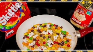 Make Colored Popcorn From Skittles Testing Viral Videos [upl. by Harikahs]