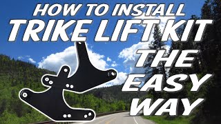 How to Install a Convertible Comfort Lift™ Kit on a HarleyDavidson Trike [upl. by Ulyram]