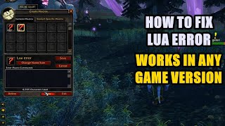 How to Fix Lua Error in WoW [upl. by Ahset]