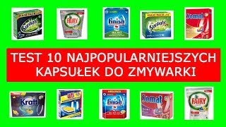 Test 10 Najlepszych Tabletek do Zmywarek Które kapsułki są najlepsze [upl. by Estella]