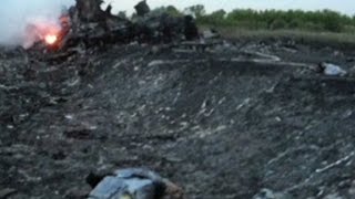 Journalist Bodies turned inside out at MH17 crash site [upl. by Metzgar22]