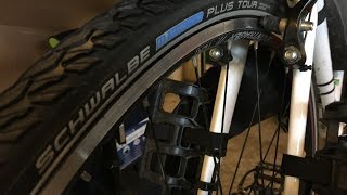 Schwalbe Marathon Plus Tour Tires on Trek FX3 [upl. by Graff32]