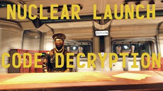 Fallout 76  Nuclear Launch Code Decryption [upl. by Meid332]