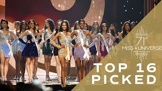 71st MISS UNIVERSE  Top 16 PICKED  Miss Universe [upl. by Buderus152]