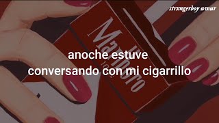 Ana Gabriel  El Cigarrillo Letra [upl. by Genvieve]