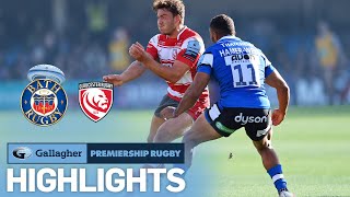 Bath v Gloucester  HIGHLIGHTS  West Country Derby  Gallagher Premiership 202223 [upl. by Enitsua430]