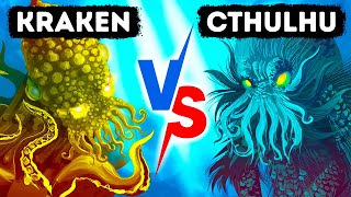 Riesenkraken vs Cthulhu Welches ist das gefürchtetste Seeungeheuer [upl. by Aihseuqal]