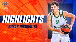 Rokas Jokubaitis 202021 EuroLeague Highlights  2021 Knicks Draft [upl. by Mccourt]