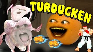 Annoying Orange  Turducken ft Joe Bereta Ethan Newberry amp Mikeybolts [upl. by Hau]