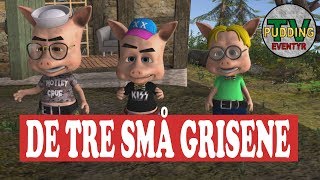 De tre små grisene  Animerte eventyr [upl. by Florie]