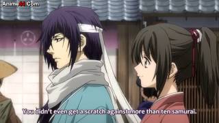 Hakuouki Sekkaroku 薄桜鬼 雪華録 Episode 2  Saito Hajime Eng Subs [upl. by Oecam522]