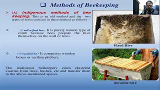 Apiculture Part 2 Methodology Moveable hives Products and tools of beekeeping or Apiculture [upl. by Cairistiona905]