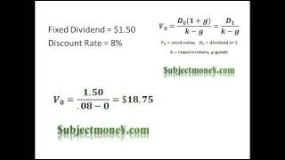 Dividend Discount Model DDM  Constant Growth Dividend Discount Model  How to Value Stocks [upl. by Salena]