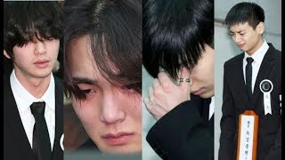 Celebrities Attend SHINee Jonghyuns Funeral Procession  RIP Jonghyun 171221 [upl. by Estey]