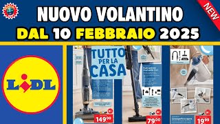 NUOVO Volantino Lidl dal 10 al 16 febbraio 2025 🛒 Offerte casa e cucina 🟩⬜️🟥 anteprima [upl. by Adnilak]