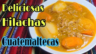 HILACHAS GUATEMALTECAS 🇬🇹 Comida De GUATEMALA Hilachas De Res RECETAS DE HILACHAS [upl. by Yakcm]