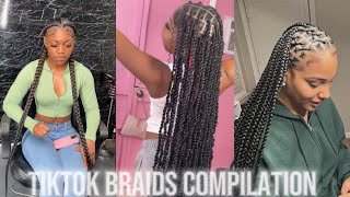 TIKTOK BRAIDS COMPILATION 2023 TheStyleSavvy [upl. by Tav995]