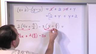 Simplifying Expressions  Algebra Tutorial [upl. by Nuncia272]